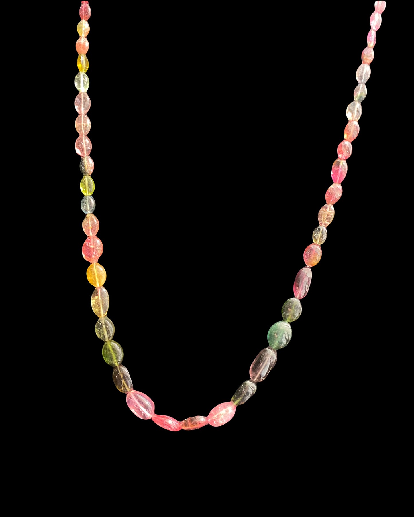 Tourmaline Jelly beaded Necklace